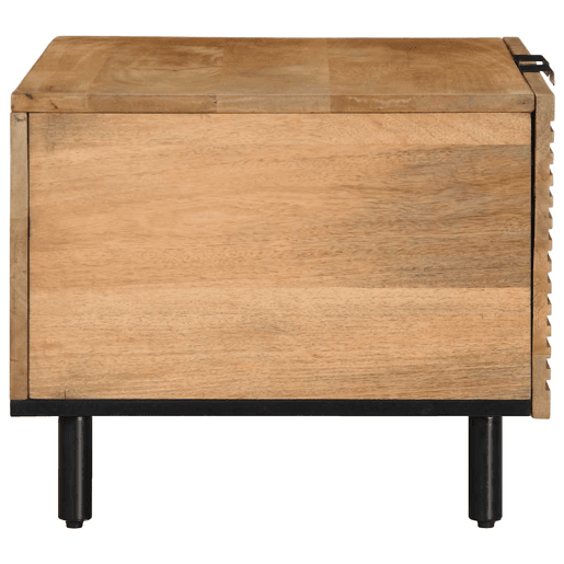 Mesa de Centro, Mesa baixa, castanho 80x50x40 cm madeira de mangueira maciça