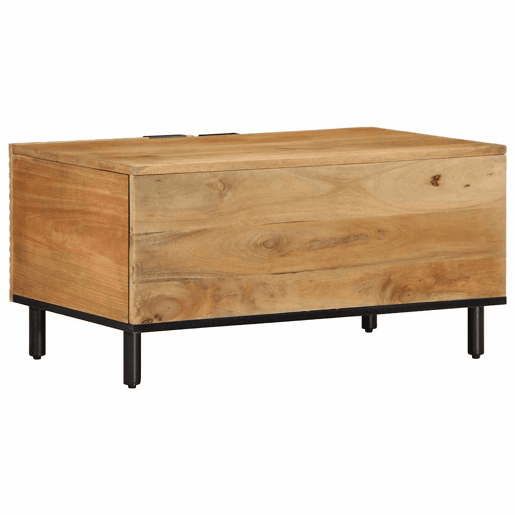 Mesa de Centro, Mesa baixa, castanho 80x50x40 cm madeira de mangueira maciça