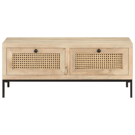 Mesa de Centro, Mesa baixa, 90x50x37 cm mangueira maciça e palhinha natural Mesa de Centro, Mesa baixa, 90x50x37 cm mangueira maciça e palhinha natural