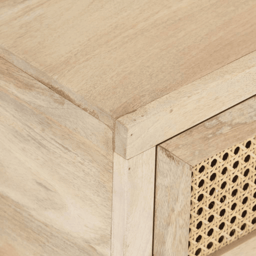 Mesa de Centro, Mesa baixa, 90x50x37 cm mangueira maciça e palhinha natural Mesa de Centro, Mesa baixa, 90x50x37 cm mangueira maciça e palhinha natural
