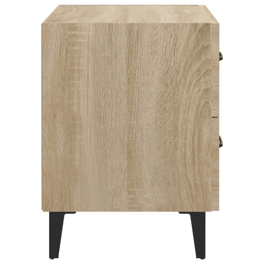 Soluna Home - Mesas de cabeceira Madeira trabalhada e metal 40 x 35 x 47,5 cm Soluna Home - Mesas de cabeceira Madeira trabalhada e metal 40 x 35 x 47,5 cm
