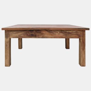 Mesa de Centro, Mesa baixa, madeira de mogno maciça 96x73x45 cm