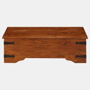 Mesa de Centro, Mesa baixa, acácia maciça c acabamento a mel 110x55x35 cm