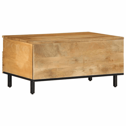 Mesa de Centro, Mesa baixa, 80x54x40 cm madeira de mangueira maciça castanho Mesa de Centro, Mesa baixa, 80x54x40 cm madeira de mangueira maciça castanho