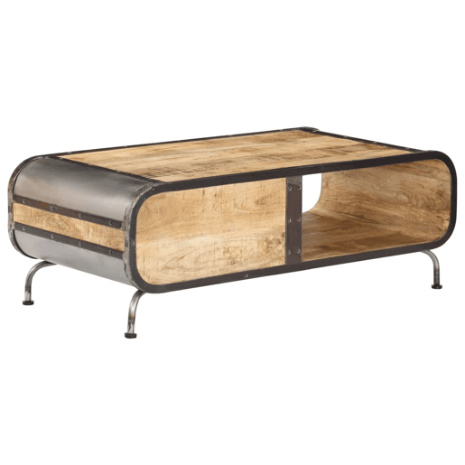 Mesa de Centro, Mesa baixa, 100x50x35 cm madeira de mangueira maciça Mesa de Centro, Mesa baixa, 100x50x35 cm madeira de mangueira maciça