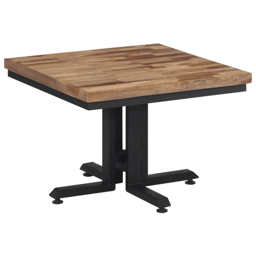 Mesa de Centro, Mesa baixa 55x55x40 cm teca recuperada maciça