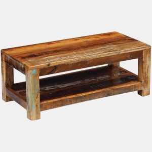 Mesa de Centro, Mesa baixa, 90x45x35 cm madeira reciclada maciça