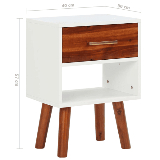 Soluna Home - Mesas de cabeceira Madeira 40 x 30 x 57 cm Soluna Home - Mesas de cabeceira Madeira 40 x 30 x 57 cm