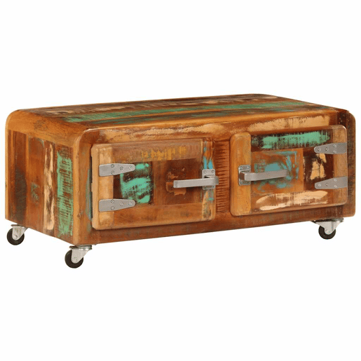Mesa de Centro, Mesa baixa, 85x55x40 cm madeira recuperada maciça Mesa de Centro, Mesa baixa, 85x55x40 cm madeira recuperada maciça