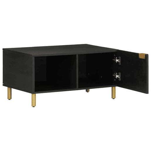 Mesa de Centro, Mesa baixa, 80x50x40 cm derivados de madeira preto