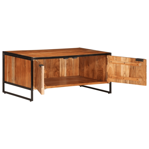Mesa de Centro, Mesa baixa, 90x55x40 cm madeira de acácia maciça Mesa de Centro, Mesa baixa, 90x55x40 cm madeira de acácia maciça