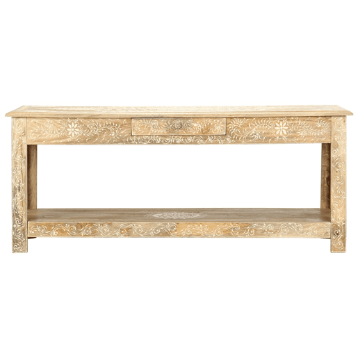 Mesa de Centro, Mesa baixa, 110x50x45 cm mangueira maciça pintada à mão Mesa de Centro, Mesa baixa, 110x50x45 cm mangueira maciça pintada à mão