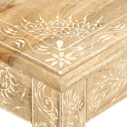Mesa de Centro, Mesa baixa, 110x50x45 cm mangueira maciça pintada à mão Mesa de Centro, Mesa baixa, 110x50x45 cm mangueira maciça pintada à mão