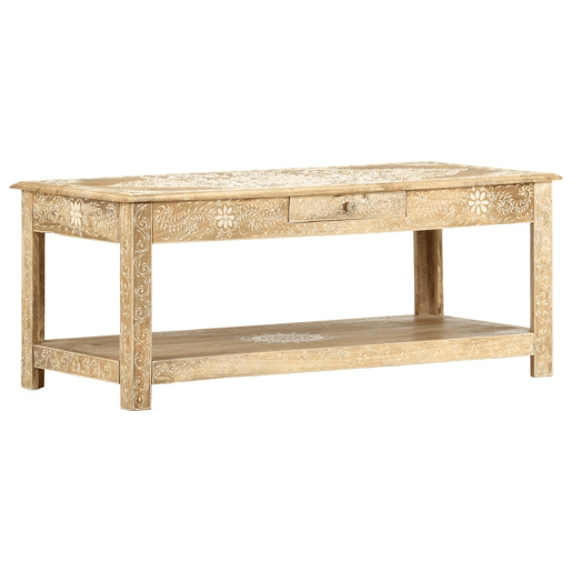 Mesa de Centro, Mesa baixa, 110x50x45 cm mangueira maciça pintada à mão Mesa de Centro, Mesa baixa, 110x50x45 cm mangueira maciça pintada à mão