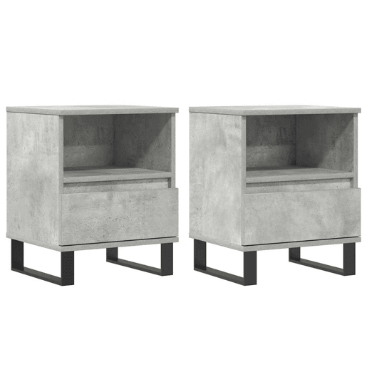 Soluna Home - Mesas de cabeceira Madeira trabalhada e metal 2 piezas 40 x 35 x 50 cm Soluna Home - Mesas de cabeceira Madeira trabalhada e metal 2 piezas 40 x 35 x 50 cm