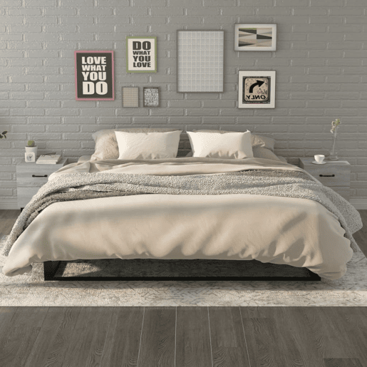 Soluna Home - Mesas de cabeceira Madeira trabalhada e metal 2 piezas 40 x 35 x 47,5 cm Soluna Home - Mesas de cabeceira Madeira trabalhada e metal 2 piezas 40 x 35 x 47,5 cm