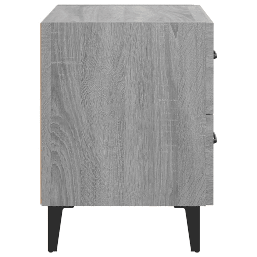 Soluna Home - Mesas de cabeceira Madeira trabalhada e metal 2 piezas 40 x 35 x 47,5 cm Soluna Home - Mesas de cabeceira Madeira trabalhada e metal 2 piezas 40 x 35 x 47,5 cm