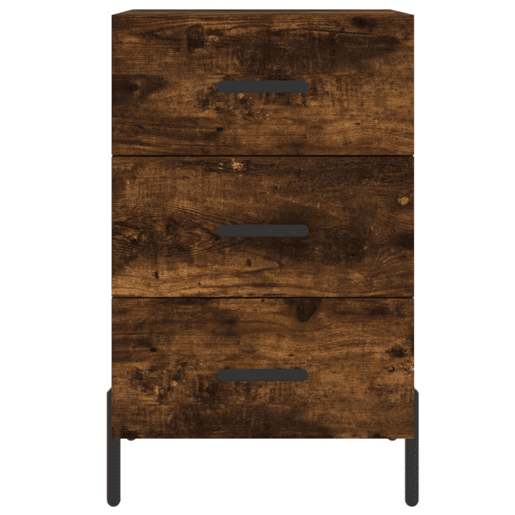 Soluna Home - Mesas de cabeceira Madeira trabalhada e ferro 40 x 40 x 66 cm Soluna Home - Mesas de cabeceira Madeira trabalhada e ferro 40 x 40 x 66 cm