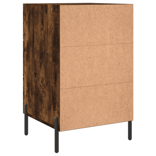 Soluna Home - Mesas de cabeceira Madeira trabalhada e ferro 40 x 40 x 66 cm Soluna Home - Mesas de cabeceira Madeira trabalhada e ferro 40 x 40 x 66 cm