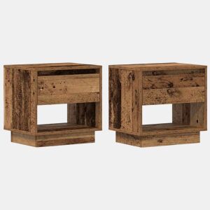 Soluna Home - Mesas de cabeceira Madeira 45 x 35 x 44 cm