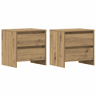 Soluna Home - Mesas de cabeceira Madeira 45 x 34 x 44,5 cm
