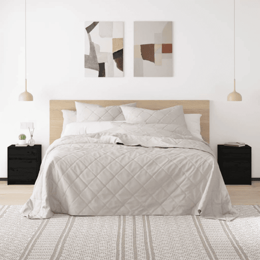 Soluna Home - Mesas de cabeceira Madeira 2 piezas 40 x 31 x 50 cm Soluna Home - Mesas de cabeceira Madeira 2 piezas 40 x 31 x 50 cm