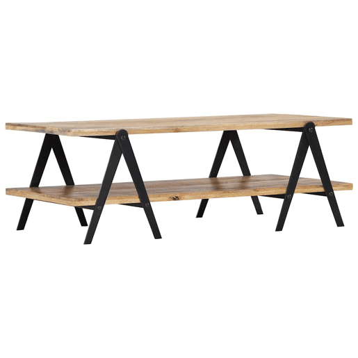 Mesa de Centro, Mesa baixa, em madeira de mangueira maciça 115x60x40 cm Mesa de Centro, Mesa baixa, em madeira de mangueira maciça 115x60x40 cm