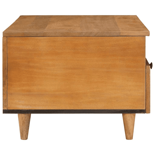 Mesa de Centro, Mesa baixa, com gaveta Marrom Claro 80 x 54 x 40 cm Mesa de Centro, Mesa baixa, com gaveta Marrom Claro 80 x 54 x 40 cm