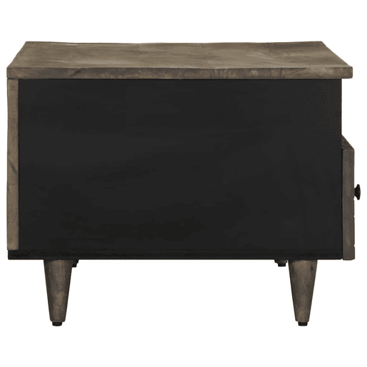 Mesa de Centro, Mesa baixa, cinzento claro 80x54x40 cm madeira mangueira maciça Mesa de Centro, Mesa baixa, cinzento claro 80x54x40 cm madeira mangueira maciça