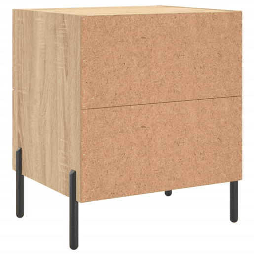 Soluna Home - Mesas de cabeceira Madeira trabalhada e ferro 40 x 35 x 47,5 cm Soluna Home - Mesas de cabeceira Madeira trabalhada e ferro 40 x 35 x 47,5 cm