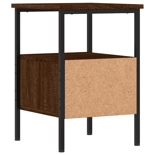 Soluna Home - Mesas de cabeceira Madeira trabalhada e ferro 2 piezas 34 x 36 x 50 cm Soluna Home - Mesas de cabeceira Madeira trabalhada e ferro 2 piezas 34 x 36 x 50 cm