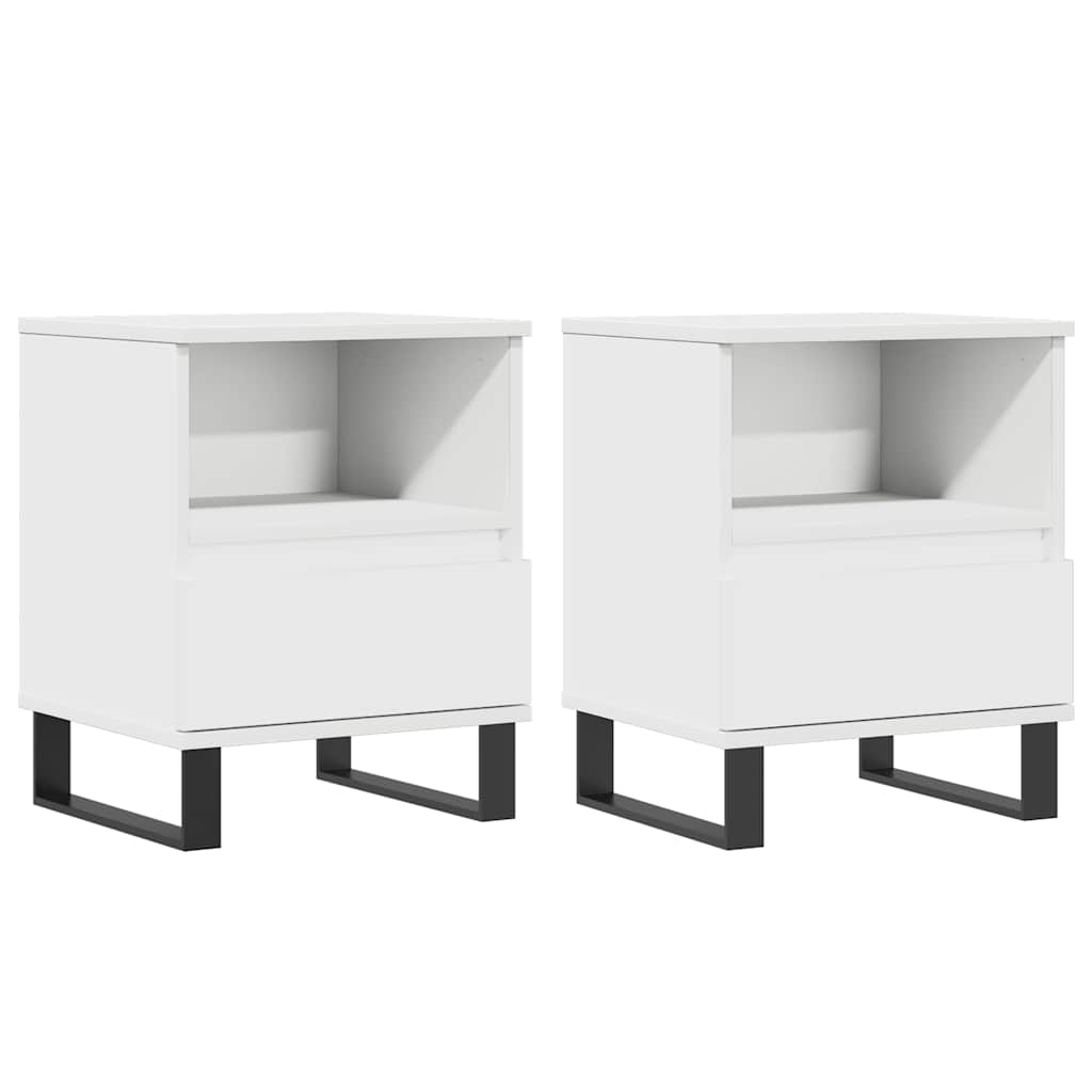 Soluna home - set de 2 mesitas de noche madera pau 35