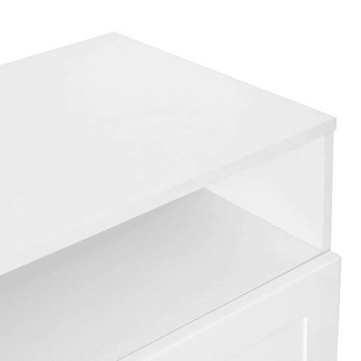 Sapateira moderna 73x34x109 cm - com prateleiras ajustáveis, 2 portas, puxadores dourados - branca Sapateira moderna 73x34x109 cm - com prateleiras ajustáveis, 2 portas, puxadores dourados - branca