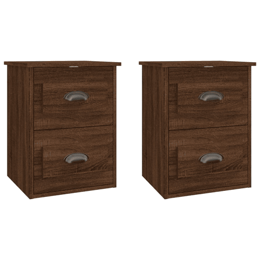 Soluna Home - Mesas de cabeceira Madeira 2 piezas 41,5 x 36 x 53 cm Soluna Home - Mesas de cabeceira Madeira 2 piezas 41,5 x 36 x 53 cm