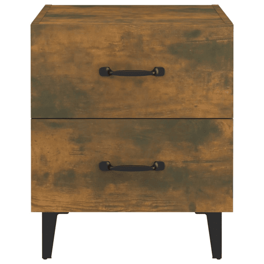 Soluna Home - Mesas de cabeceira Madeira trabalhada e metal 2 piezas 40 x 35 x 47,5 cm Soluna Home - Mesas de cabeceira Madeira trabalhada e metal 2 piezas 40 x 35 x 47,5 cm