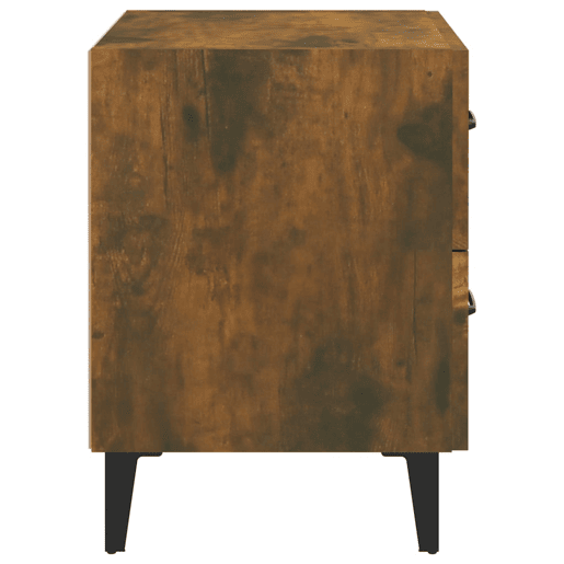 Soluna Home - Mesas de cabeceira Madeira trabalhada e metal 2 piezas 40 x 35 x 47,5 cm Soluna Home - Mesas de cabeceira Madeira trabalhada e metal 2 piezas 40 x 35 x 47,5 cm