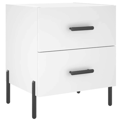 Soluna Home - Mesas de cabeceira Madeira trabalhada e ferro 40 x 35 x 47,5 cm Soluna Home - Mesas de cabeceira Madeira trabalhada e ferro 40 x 35 x 47,5 cm