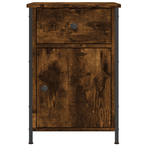 Soluna Home - Mesas de cabeceira Madeira trabalhada e ferro 40 x 42 x 60 cm Soluna Home - Mesas de cabeceira Madeira trabalhada e ferro 40 x 42 x 60 cm
