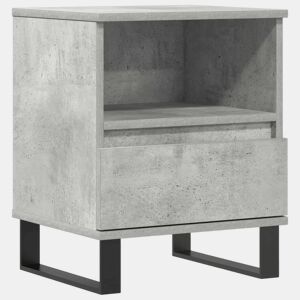 Soluna Home - Mesas de cabeceira Madeira trabalhada e metal 40 x 35 x 50 cm