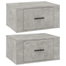 Soluna Home - Mesas de cabeceira Madeira 2 piezas 50 x 36 x 25 cm