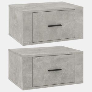Soluna Home - Mesas de cabeceira Madeira 2 piezas 50 x 36 x 25 cm