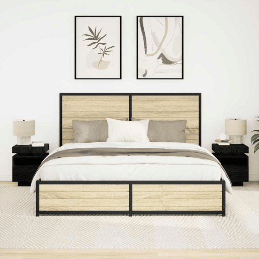 Soluna Home - Mesas de cabeceira Madeira 40 x 39 x 48,5 cm