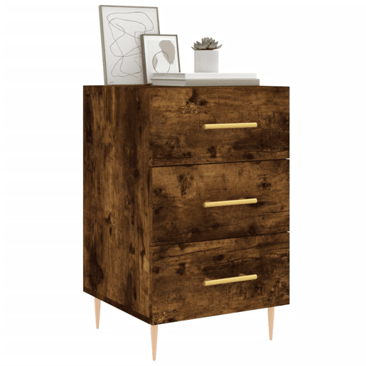 Soluna Home - Mesas de cabeceira Madeira trabalhada e ferro 40 x 40 x 66 cm Soluna Home - Mesas de cabeceira Madeira trabalhada e ferro 40 x 40 x 66 cm