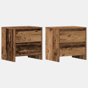 Soluna Home - Mesas de cabeceira Madeira 45 x 34 x 44,5 cm