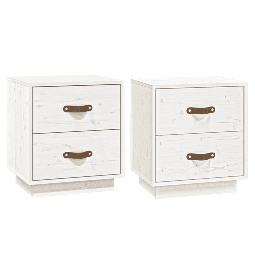 Soluna Home - Mesas de cabeceira Madeira 2 piezas 40 x 34 x 45 cm Soluna Home - Mesas de cabeceira Madeira 2 piezas 40 x 34 x 45 cm