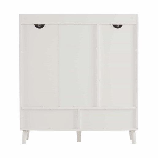 Sapateira - 7 compartimentos e 1 gaveta - com prateleiras reguláveis - Branco Sapateira - 7 compartimentos e 1 gaveta - com prateleiras reguláveis - Branco
