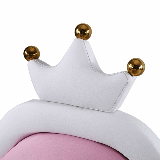 Cama de criança 90x200 cm em pele sintética - cabeceira com moldura no teto - Branco