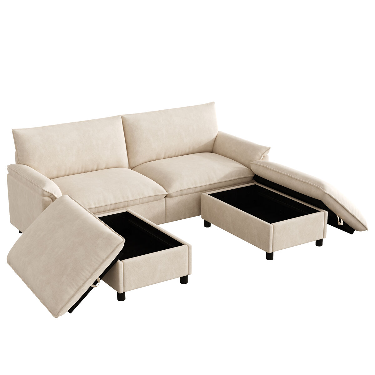 Sofá modular 4 plazas