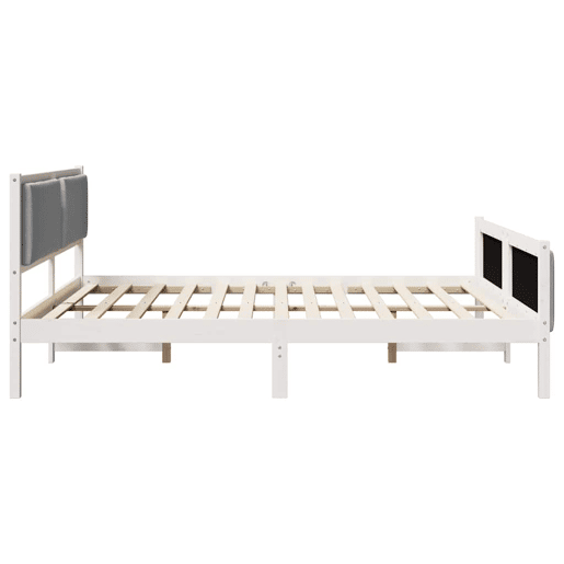 Estrutura De Cama De Casal Simple King Size - Cinzento-claro 200 x 200 cm tecido Estrutura De Cama De Casal Simple King Size - Cinzento-claro 200 x 200 cm tecido