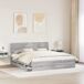 Estructura de cama matrimonial 183x203 Estructura de cama matrimonial 183x203 Gris